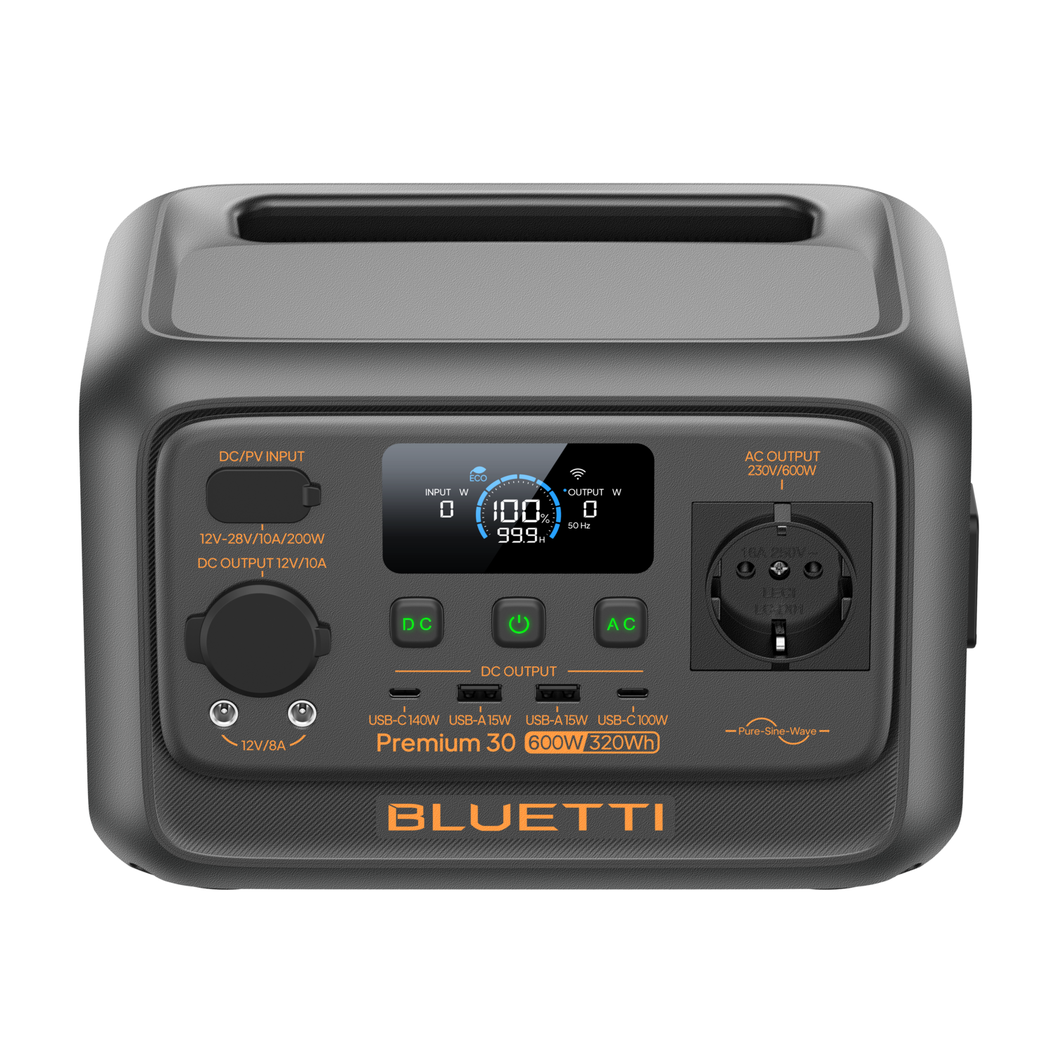Bluetti Premium 30 V2 - 320Wh - Power station