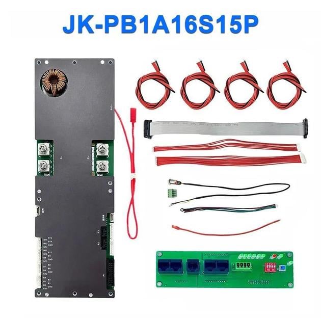 JK RESS Active Balance BMS PB1A16S15P (V19) - (7S - 16S) - 150A - LiFePO4 / Li-ion / LTO