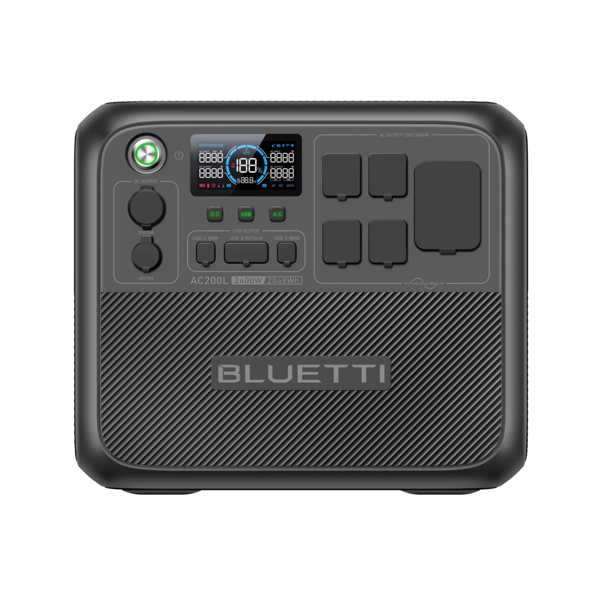 Bluetti AC200L - 2048Wh - портативна зарядна станція